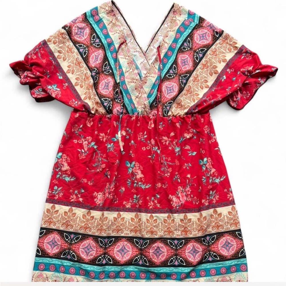 ✨ bohemian floral design dress✨